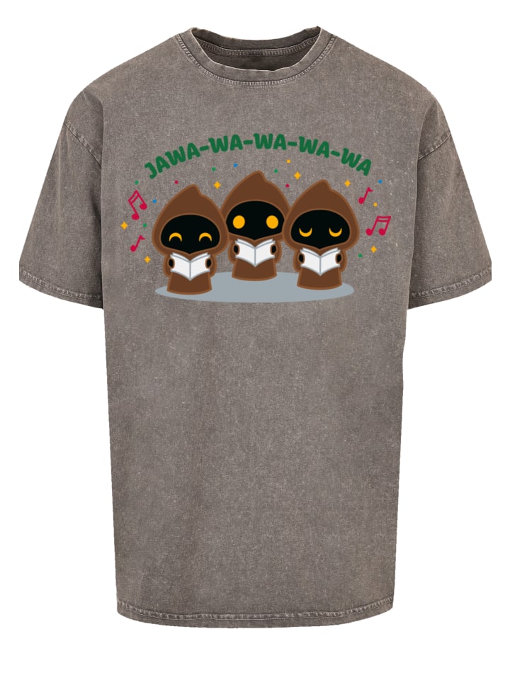 

Футболка F4NT4STIC Oversize T-Shirt Star Wars Jawa-Wa-Wa, серый