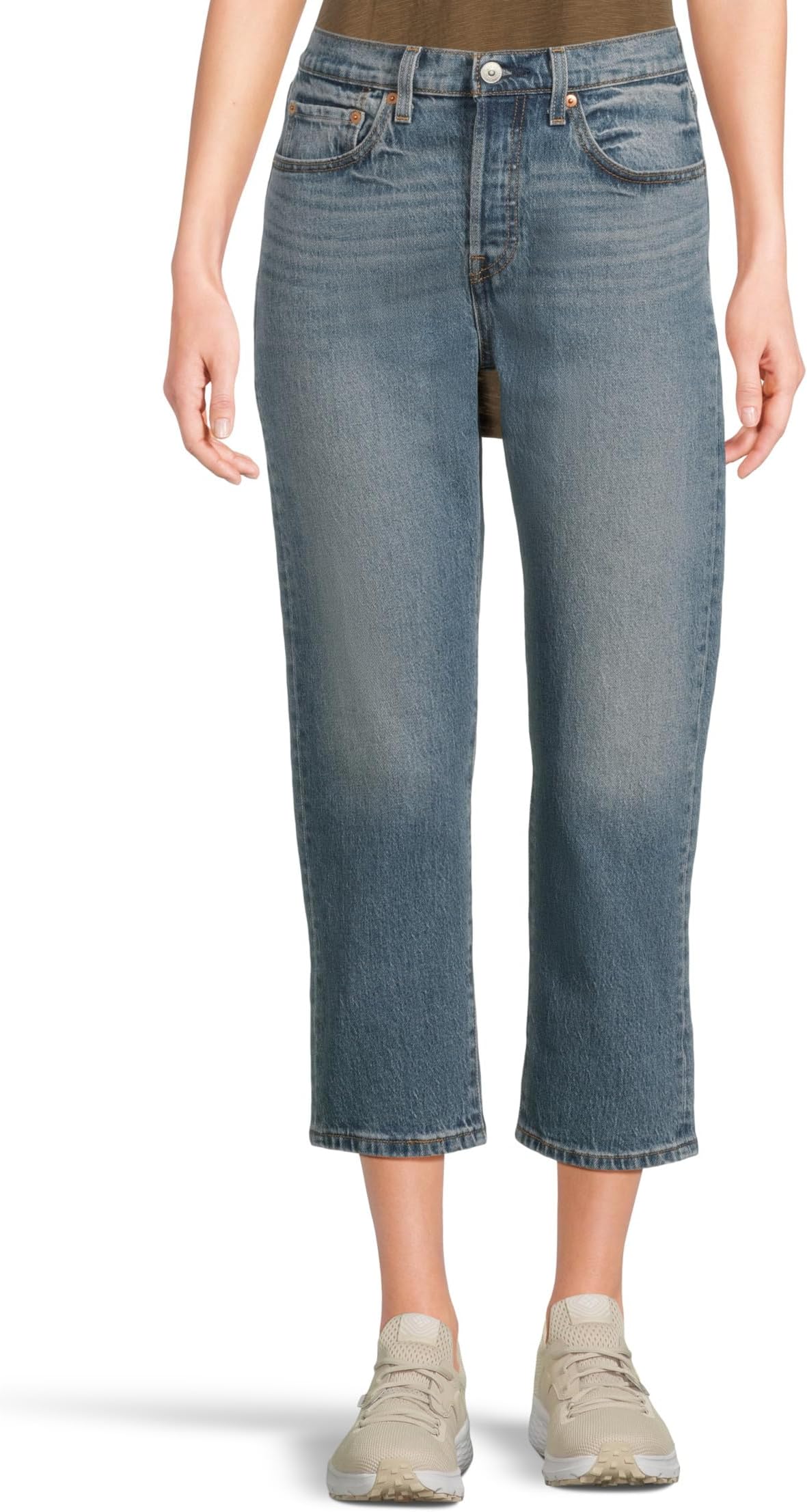 

Джинсы Levi's Womens 501 Crop, цвет Weather Now