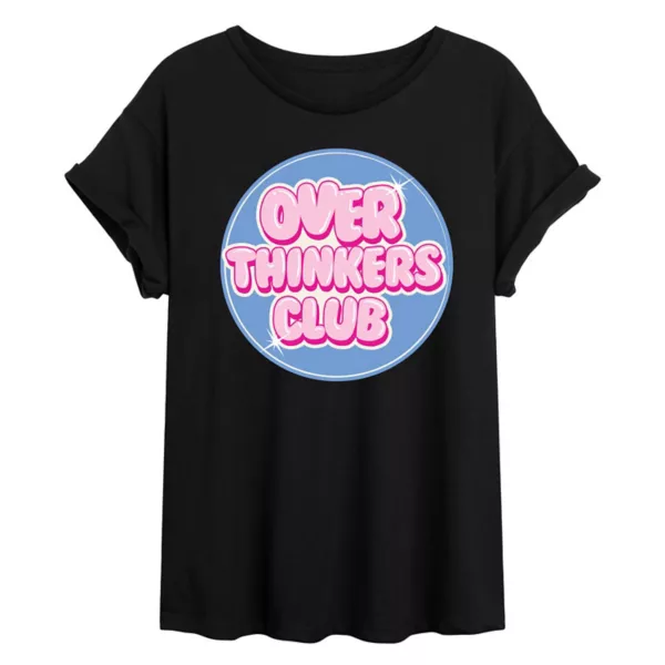 

Оверсайз футболка Juniors' Over Thinkers Club Licensed Character, черный