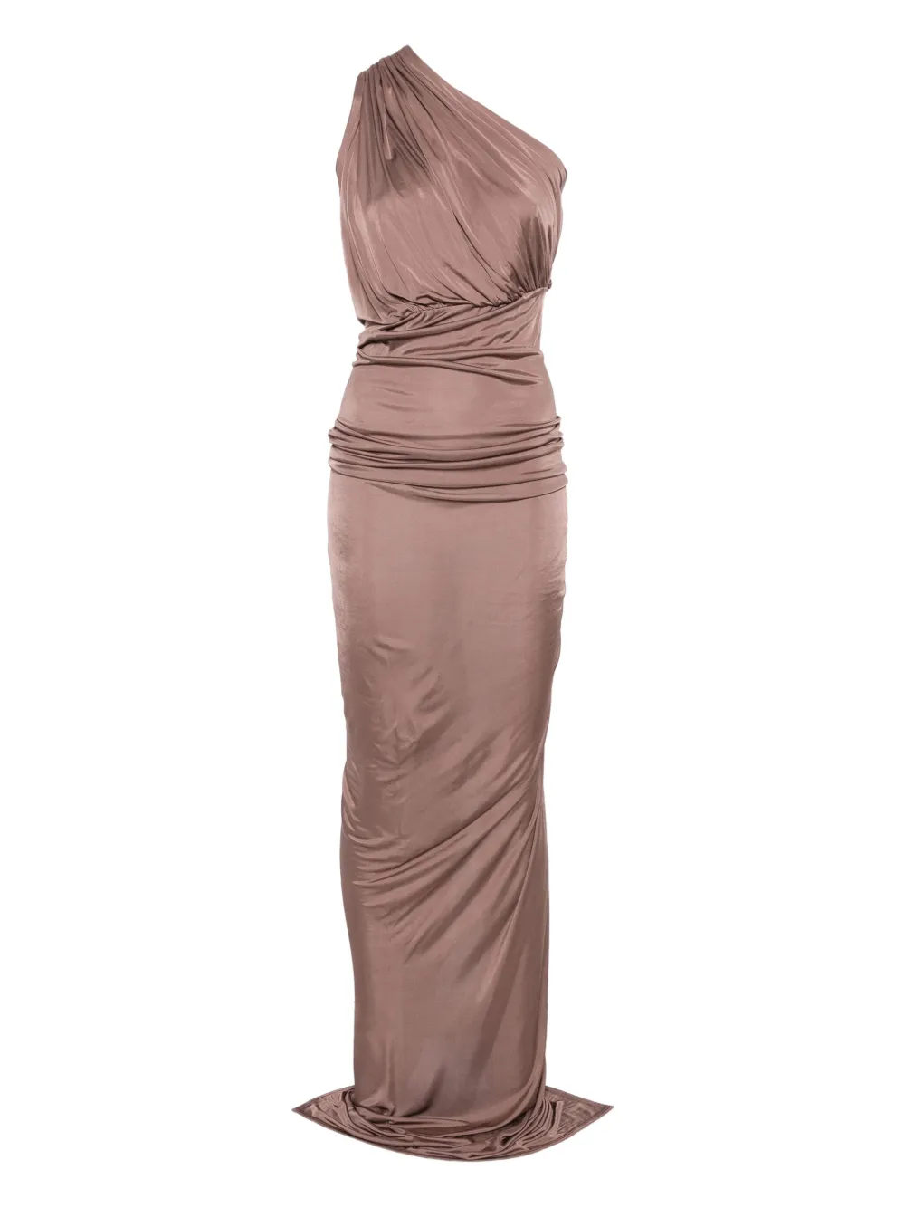 

Платье на одно плечо с драпировкой Rick Owens Lilies, розовый