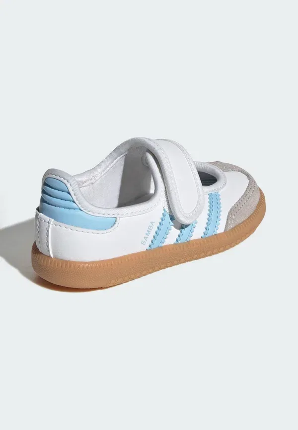 Детские кроссовки Adidas Originals, облачно-белый/ясное небо/жевательная резинка — фото 4