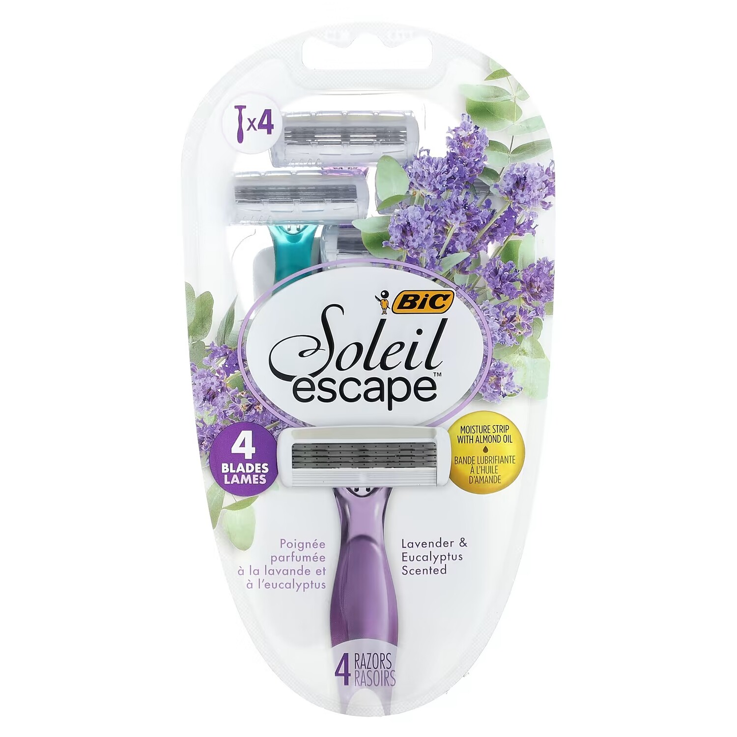 

Женские одноразовые бритвы BIC Soleil Escape, 4 шт