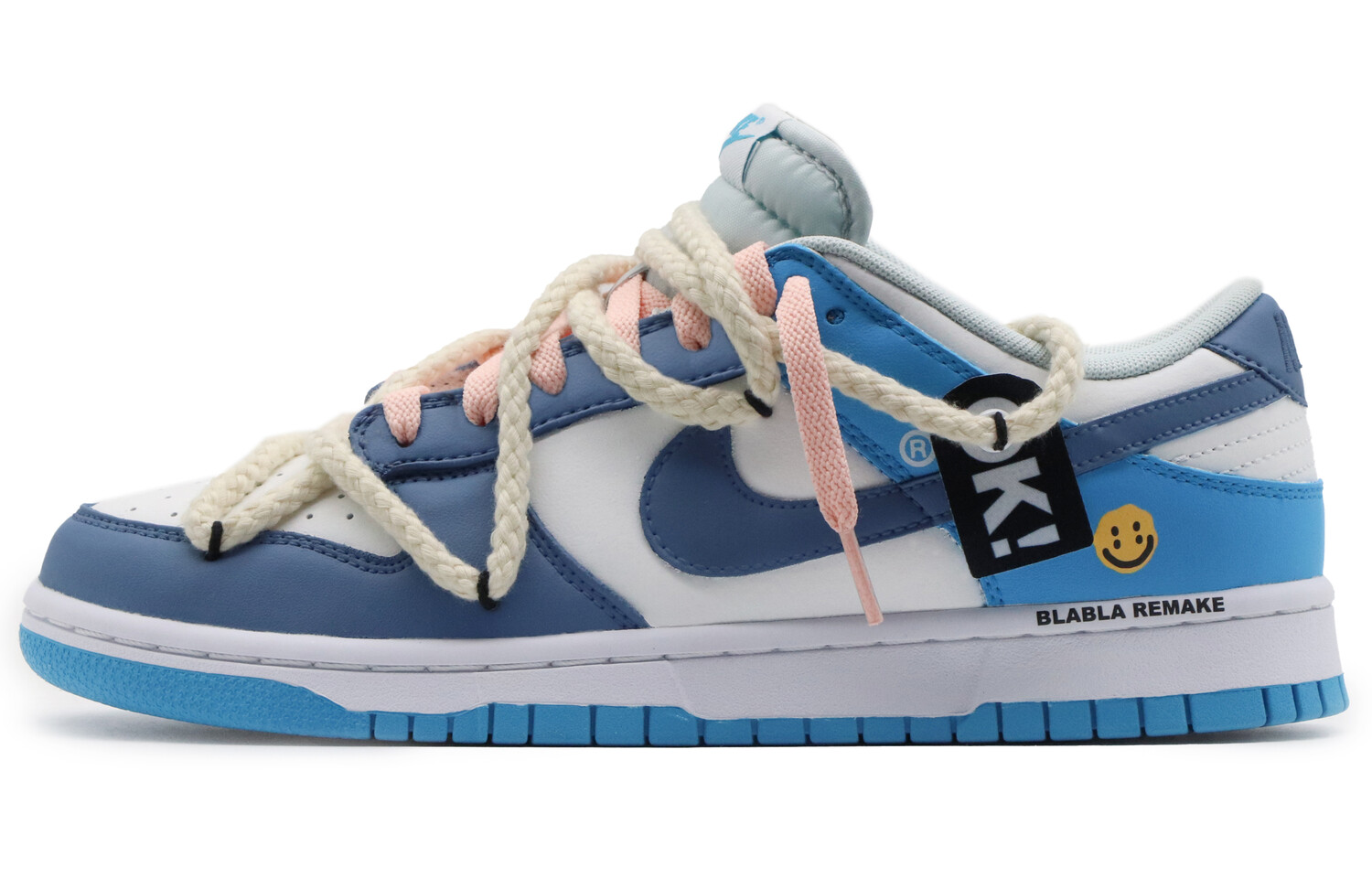 

Кроссовки Nike Dunk Skateboard Shoes Men Low-Top Blue/White