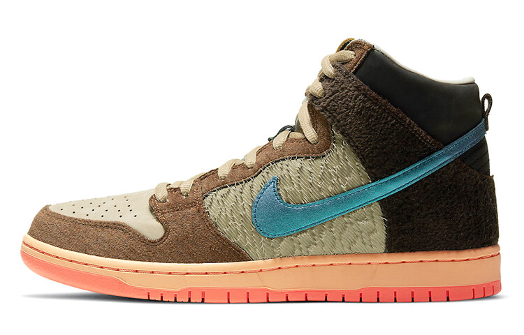 

Кроссовки Nike Sb Dunk High Concepts Turdunken, Коричневый, Кроссовки Nike Sb Dunk High Concepts Turdunken