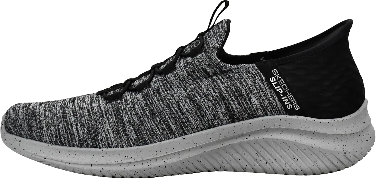 Мужские кроссовки Skechers Ultra Flex 3.0 с мгновенной посадкой без застежек, черный — фото 4