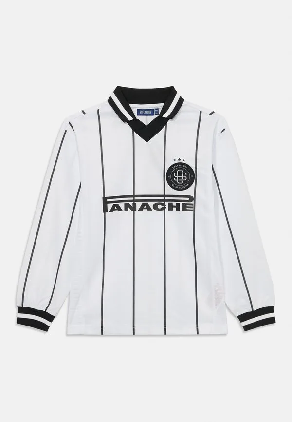 Футболка с длинными рукавами osjzidan resort Only & Sons Junior, Bright White/Black
