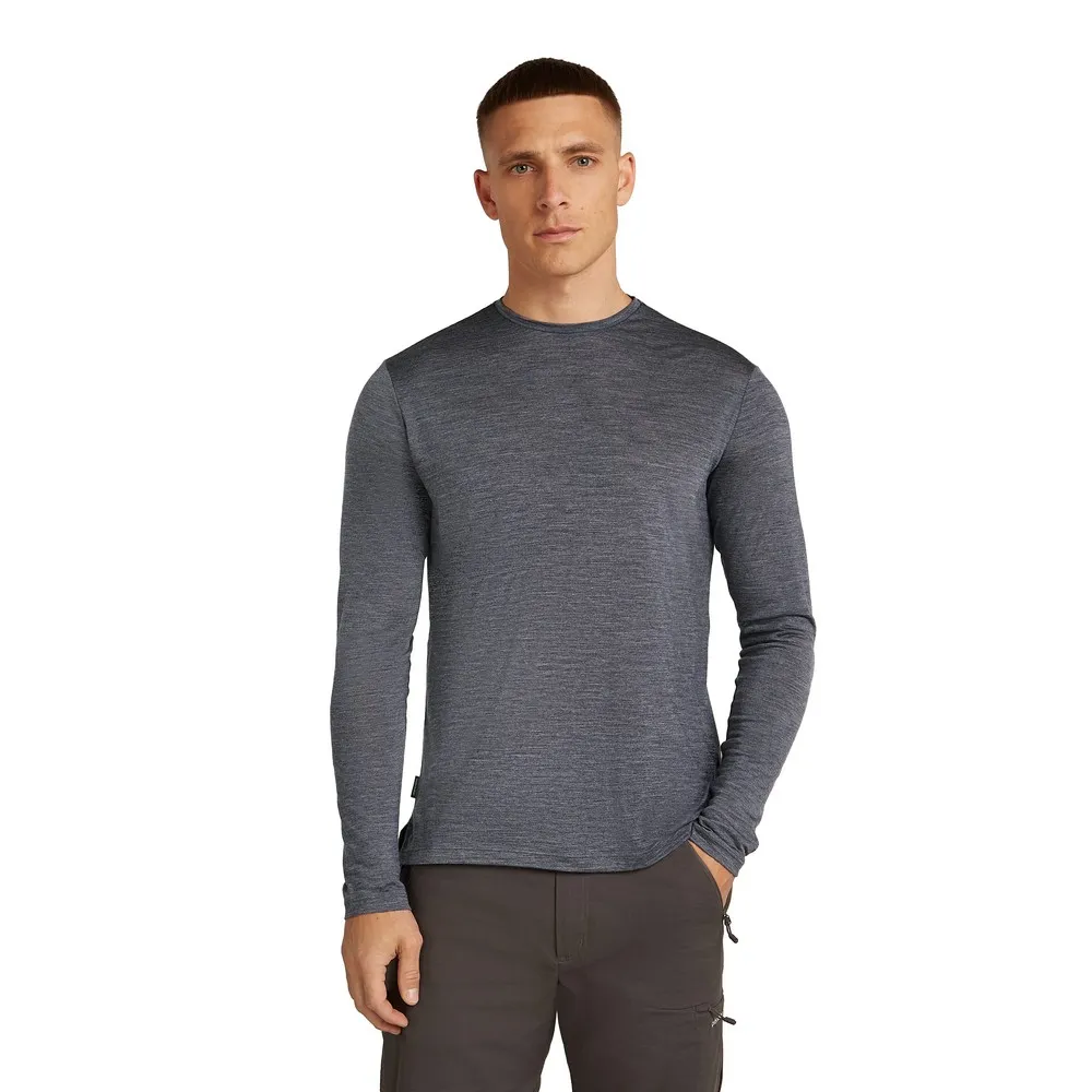 

Лонгслив Icebreaker Merino Blend 125 Cool-Lite Sphere, серый