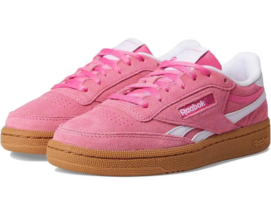 Кроссовки Reebok Kids Club C Revenge (Big Kid), True Pink/Digital Gleam/Gum