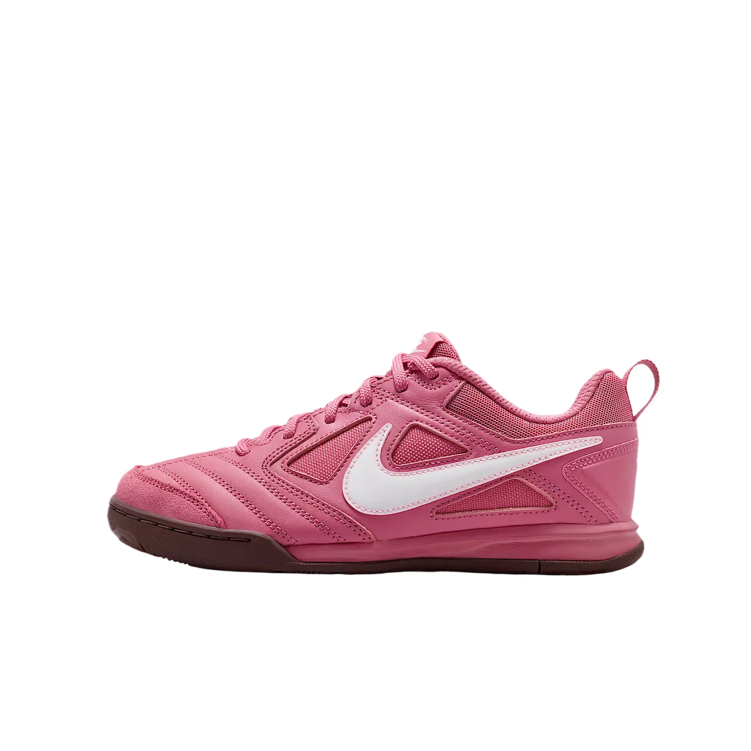 Удобные футбольные бутсы Gato с круглым носком для подростков Nike, Peony/Pink Foam/Tattoo/White