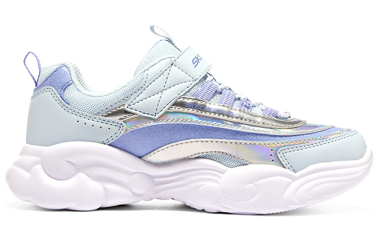 Детские кроссовки Unicorn Storm GS Low-top Синие/фиолетовые Skechers — фото 2