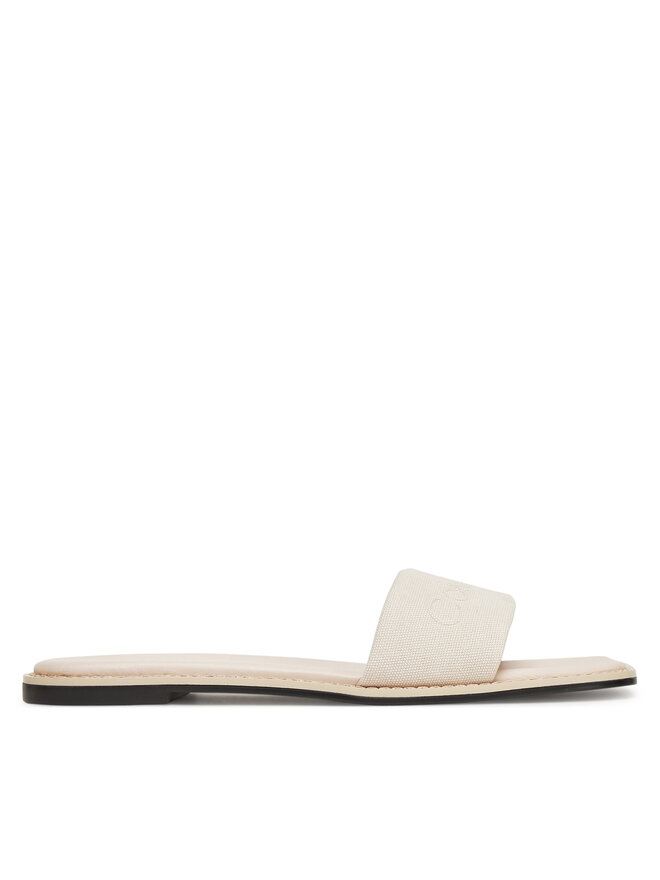 Мюли Flat Slide - He HW0HW02378 Calvin Klein, экрю