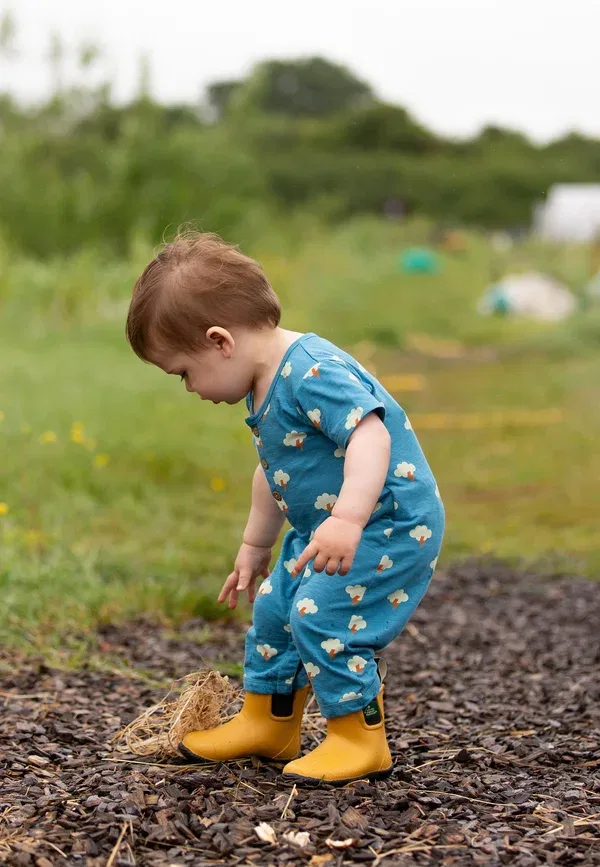 Ромпер Little Green Radicals, синий