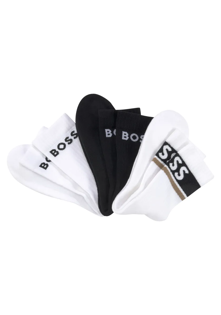 

Деловые носки BOSS "3P QS Design CC" (упаковка, 3 пары, 3 шт.), с надписью BOSS, цвет Open Miscellaneous 968