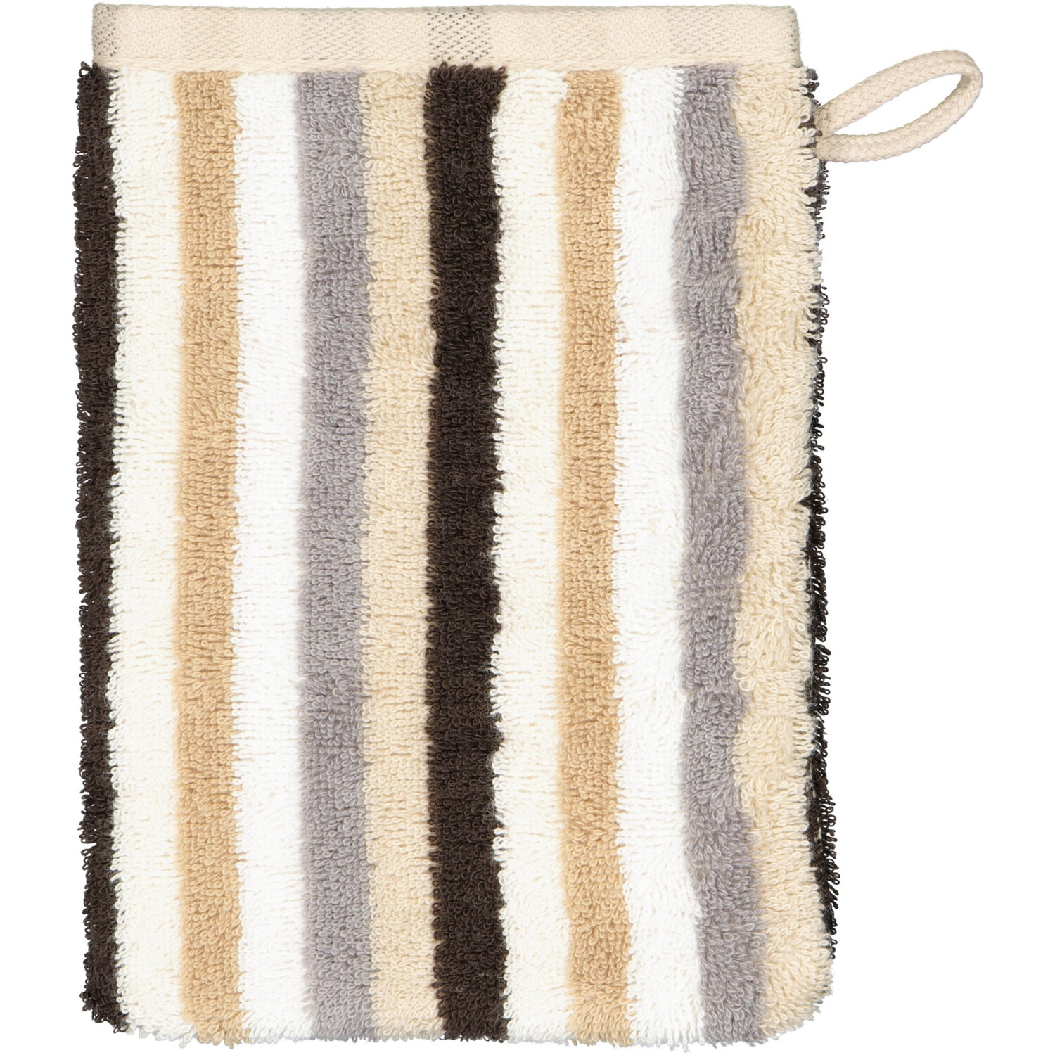 

Мочалка shades stripes 6235 песок Cawoe, бежевый
