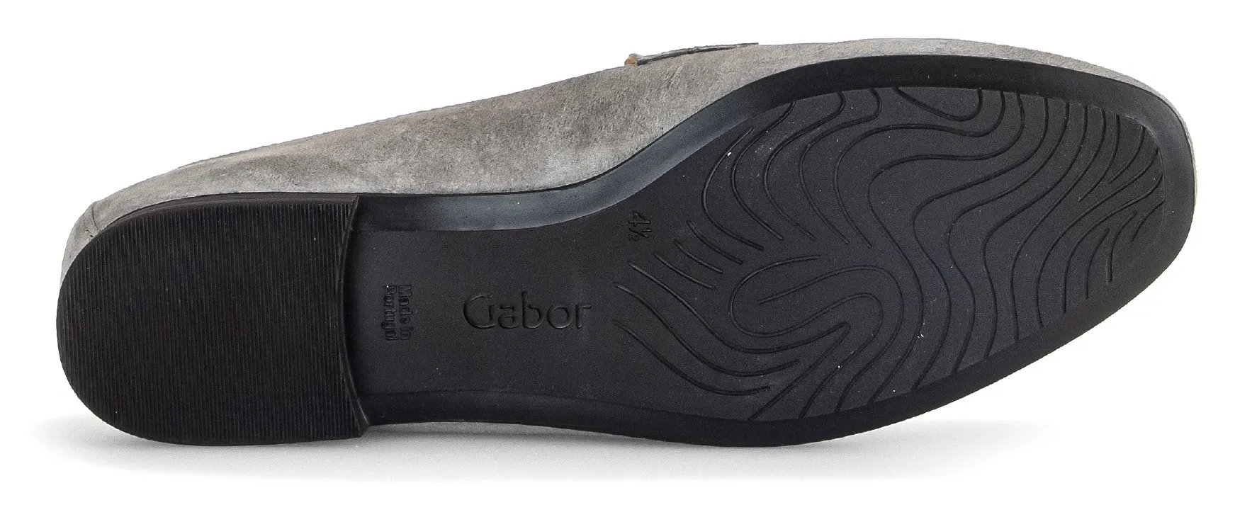 Лоферы Gabor, тапочки, праздничная обувь, слипоны с элегантным декоративным элементом, серый — фото 3