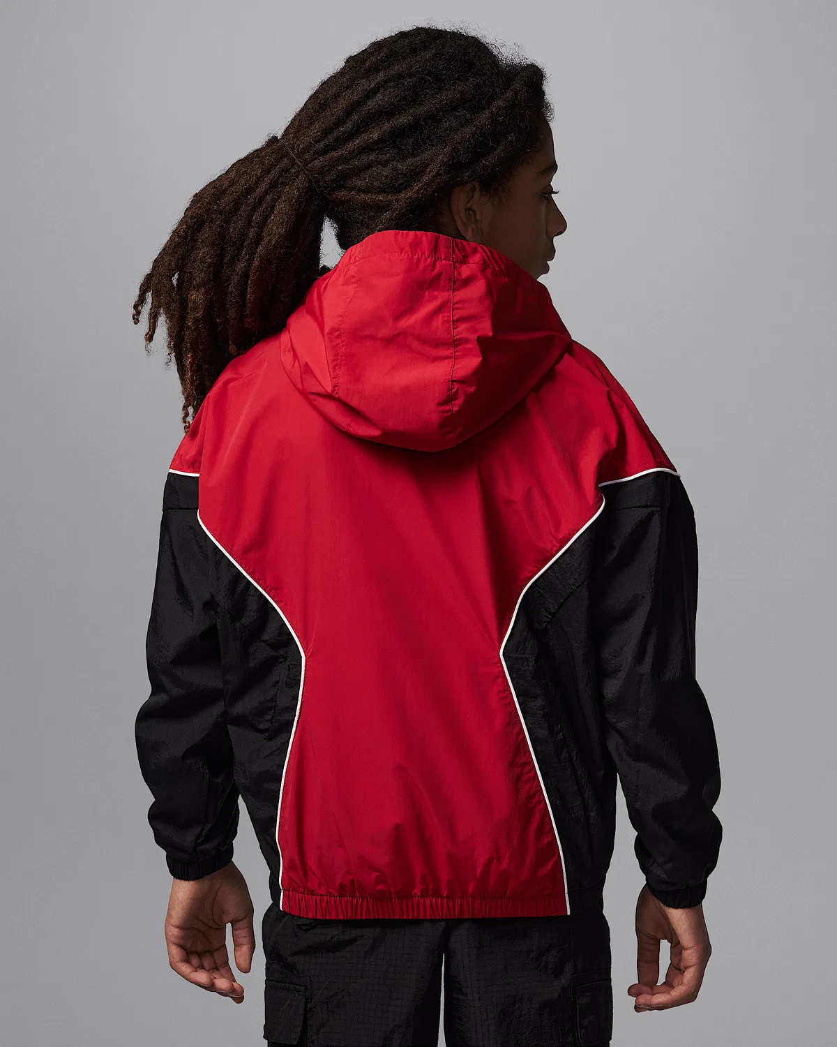 Big Kids' Essential Draft Jacket Jordan, Gym Red — фото 2
