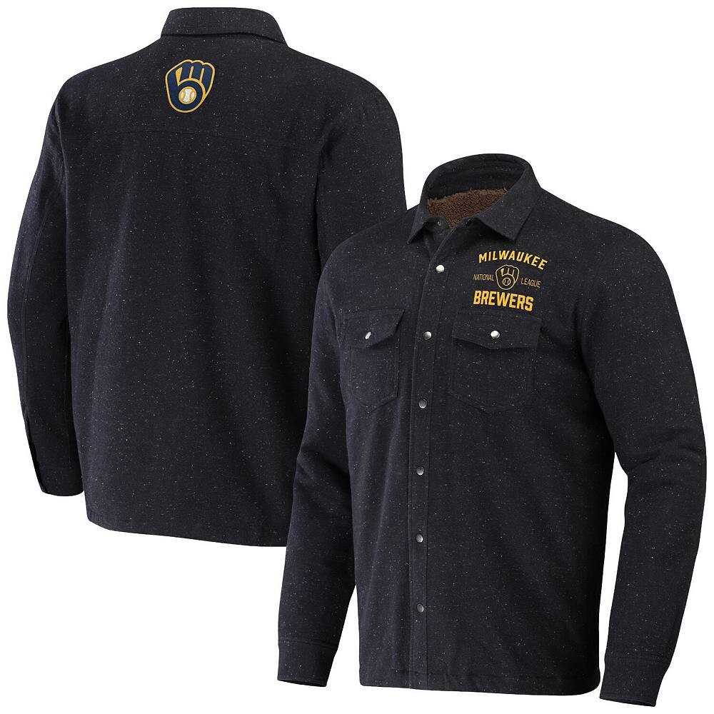

Мужская сумка Darius Rucker Collection от Fanatics Black Milwaukee Brewers Ringstop с полной защелкой Darius Rucker Collection by Fanatics, цвет Brw Black