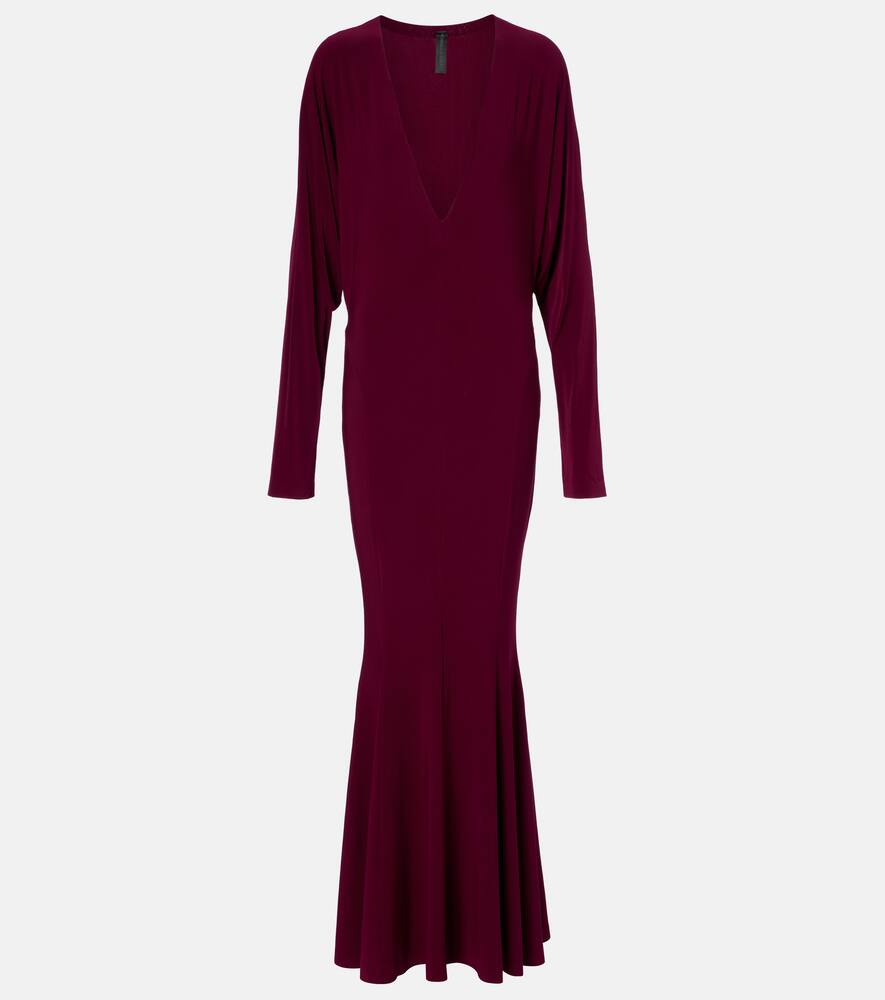 

Платье-колокол Norma Kamali, Plum