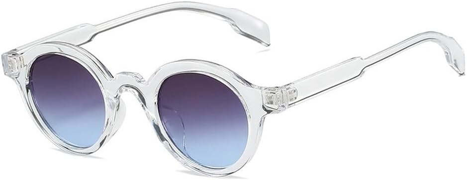 

Ретро маленькие круглые женские солнцезащитные очки, модные градиентные очки с защитой от УФ-излучения UV400, панк-очки для мужчин, желто-зеленые солнцезащитные очки SKFGNX, Clear Gray Blue