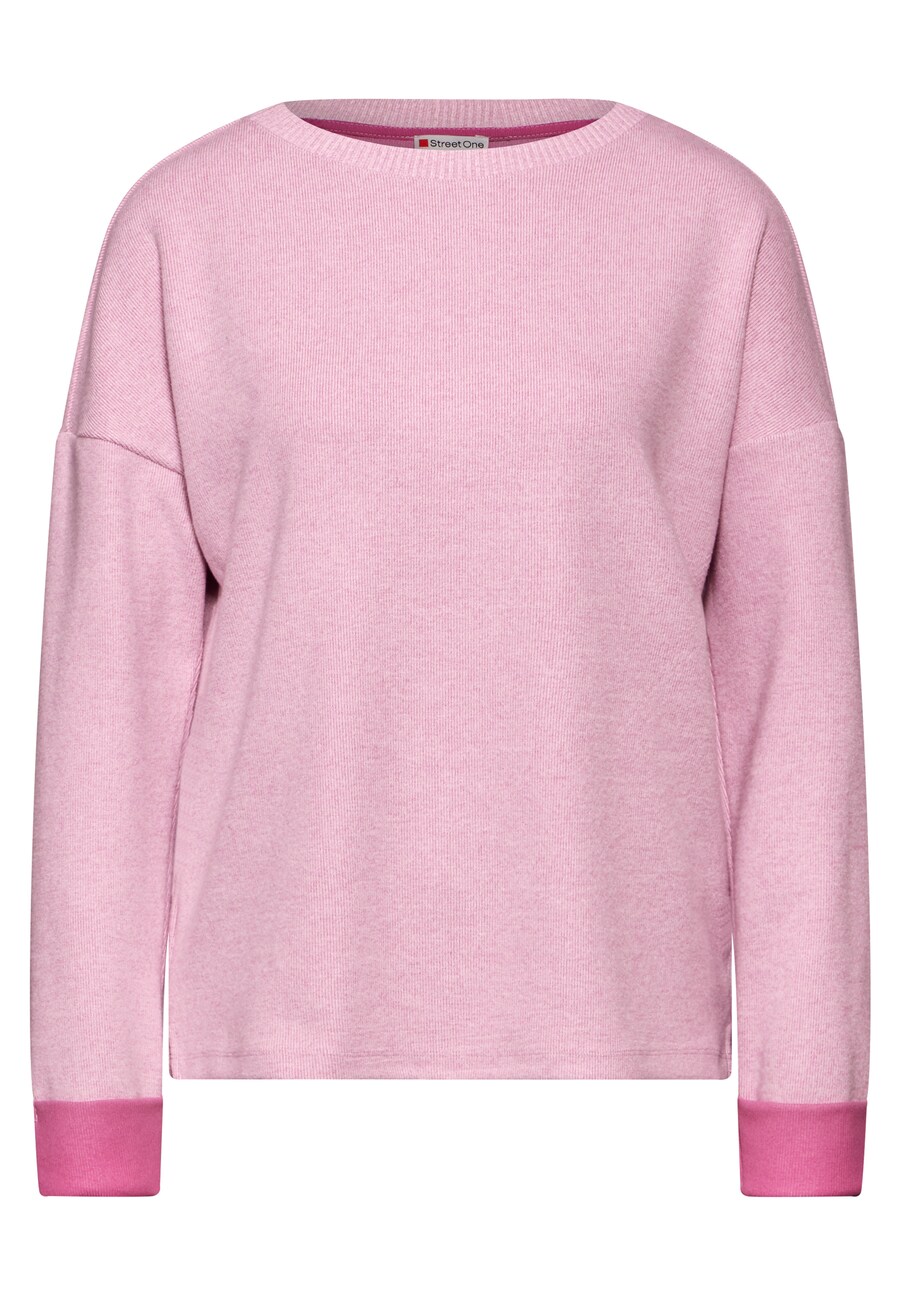 

Лонгслив STREET ONE Shirt, цвет rose/light pink
