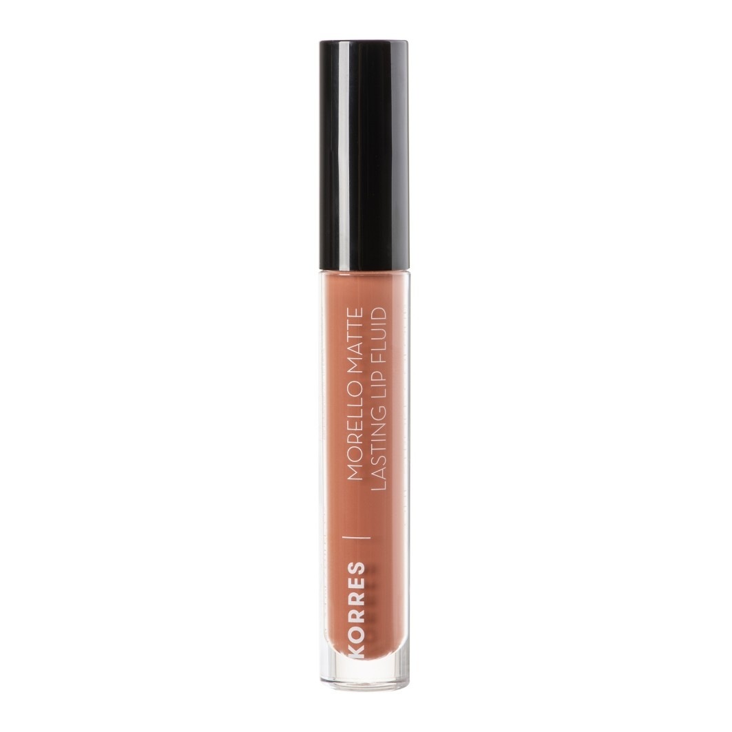 

Губная помада morello matte lasting lip fluid Korres, nr. 7 - tinted nude, объем 3.4 мл