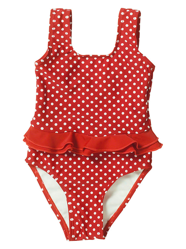 

Купальник Punkte Playshoes, цвет rot/weiß