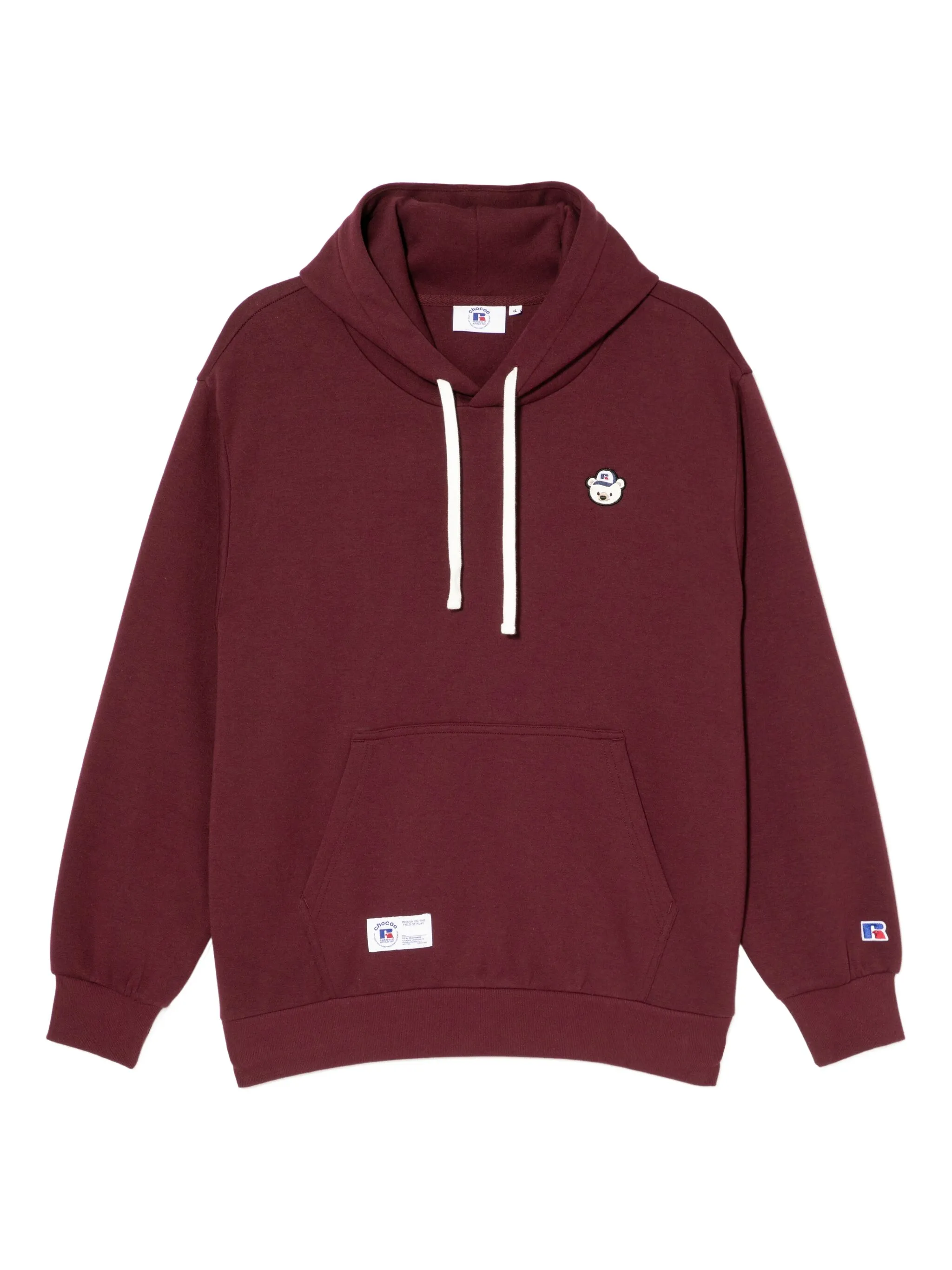 

Худи с вышитым логотипом из коллаборации с Russell Athletic Chocoolate, красный