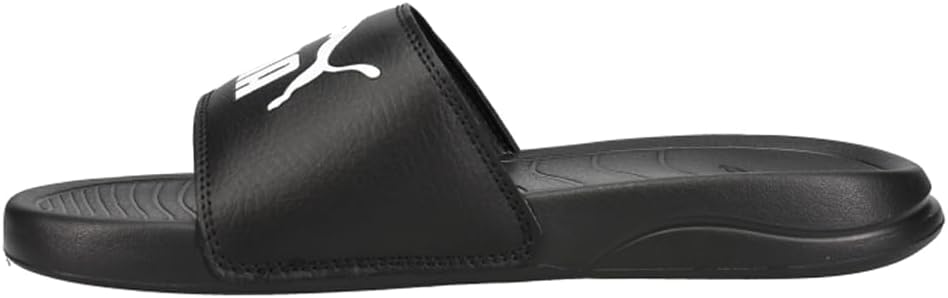 Мужские синие сандалии PUMA Popcat 20 Bold Slide, черный — фото 4