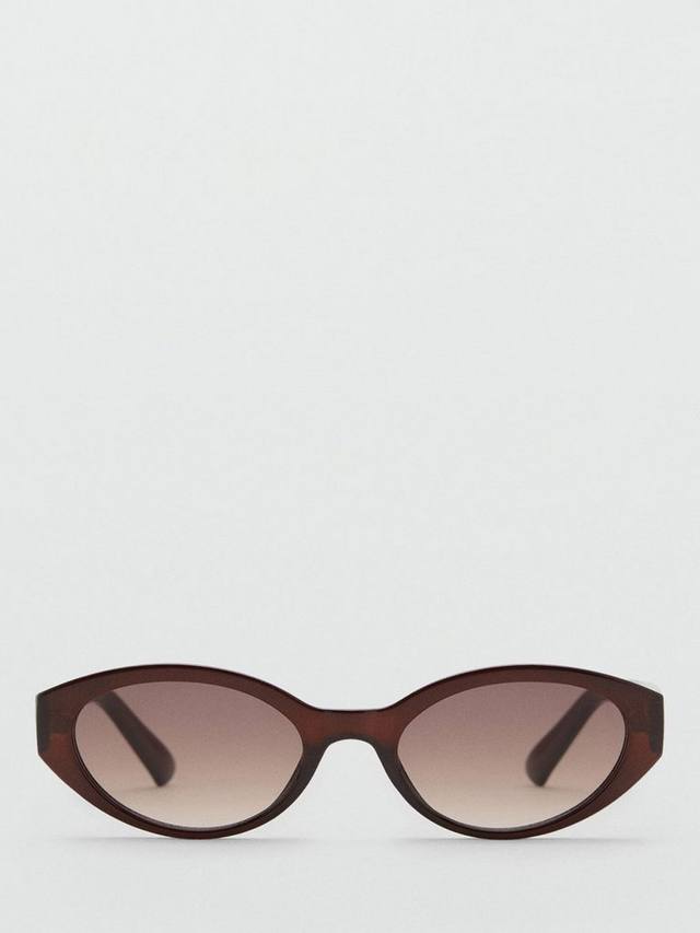 

Солнцезащитные очки Skopelos в форме кошачьего глаза Mango, Brown/Pink Gradient