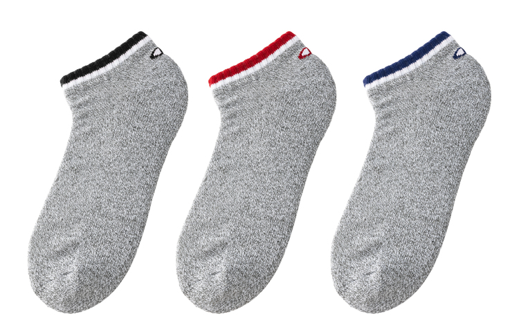 

Носки средней высоты, унисекс, разноцветные Champion, серый-ankle socks