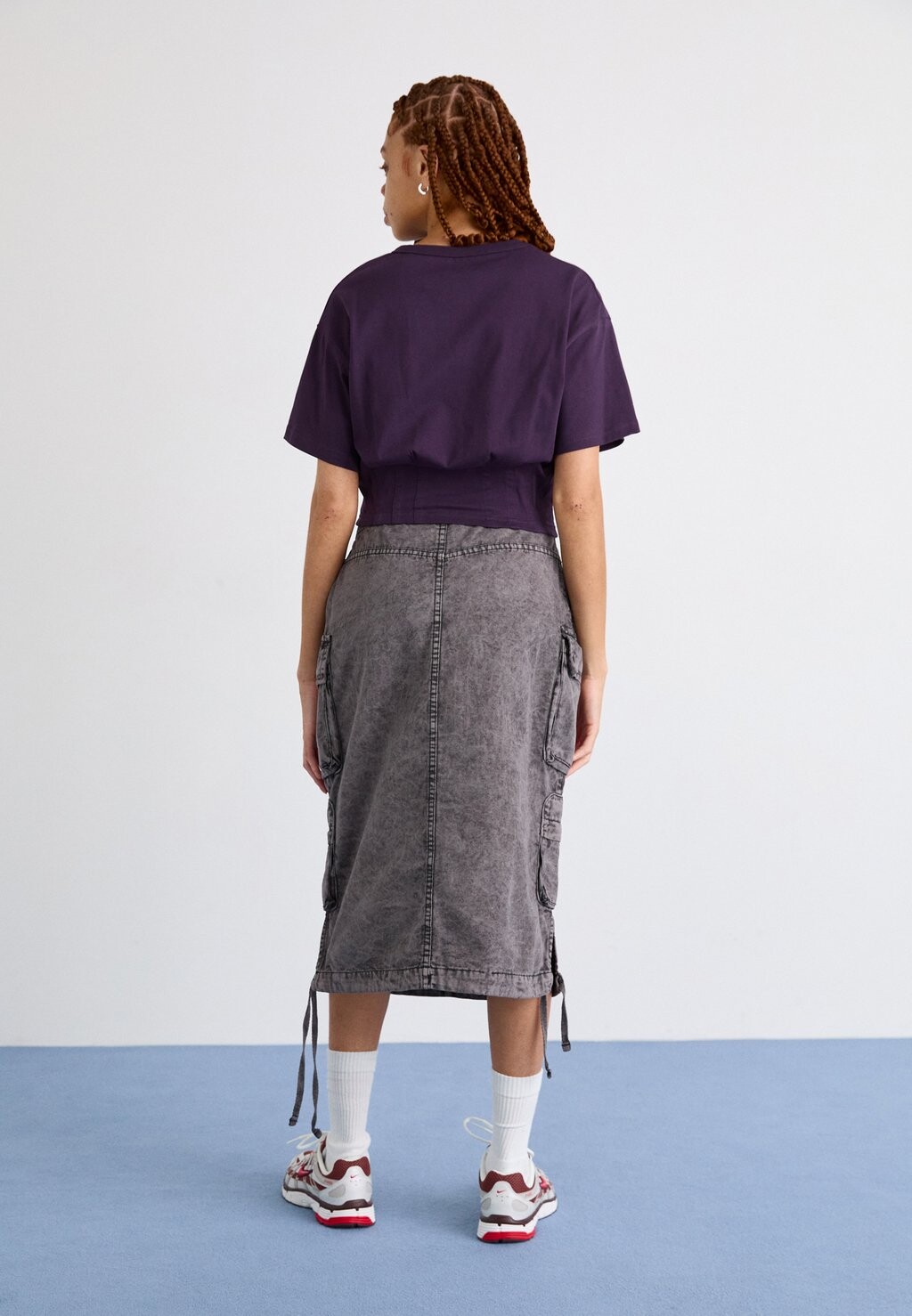 

Юбка из денима MULTIPOCKET SKIRT Alpha Industries, черный