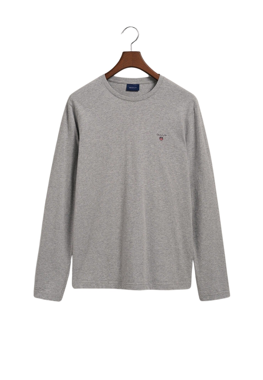

Лонгслив Gant Langarmshirt 'Original LS T Shirt', серый