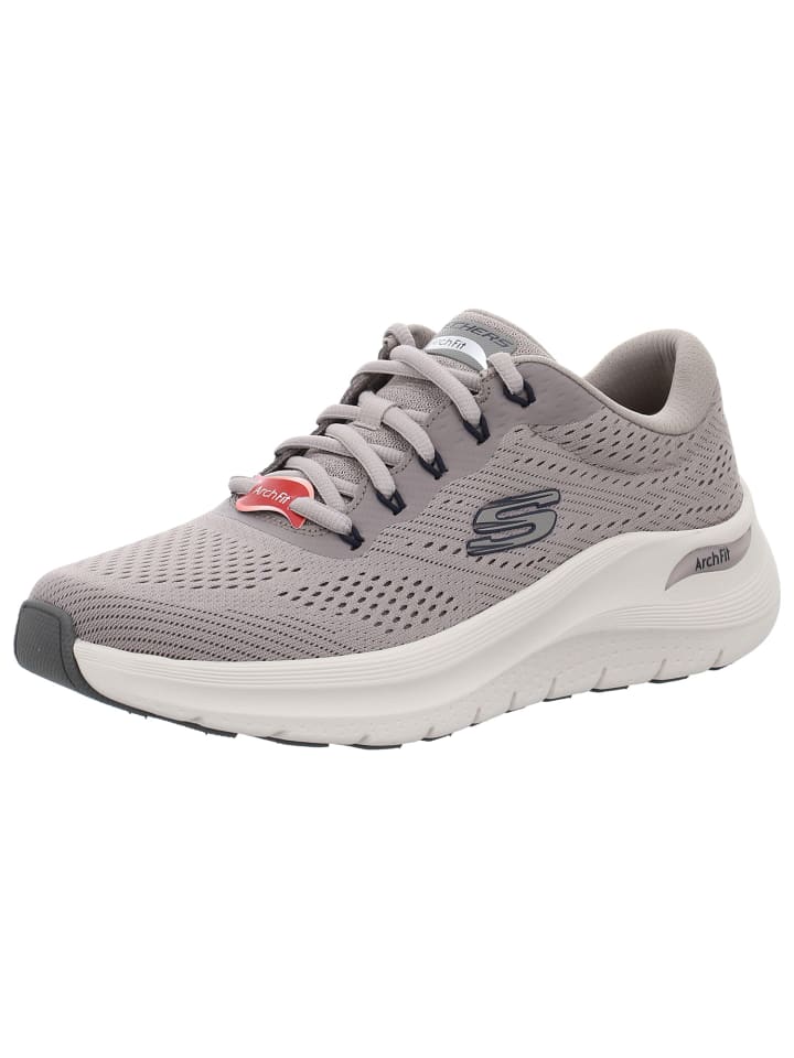 

Кроссовки на шнуровке Skechers, серый