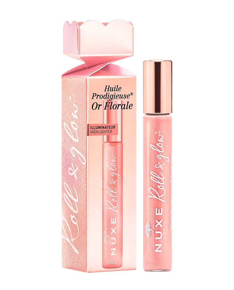 Масло для сияния Cracker Roll & Glow Huile Prodigieuse Or Florale Nuxe — фото 2