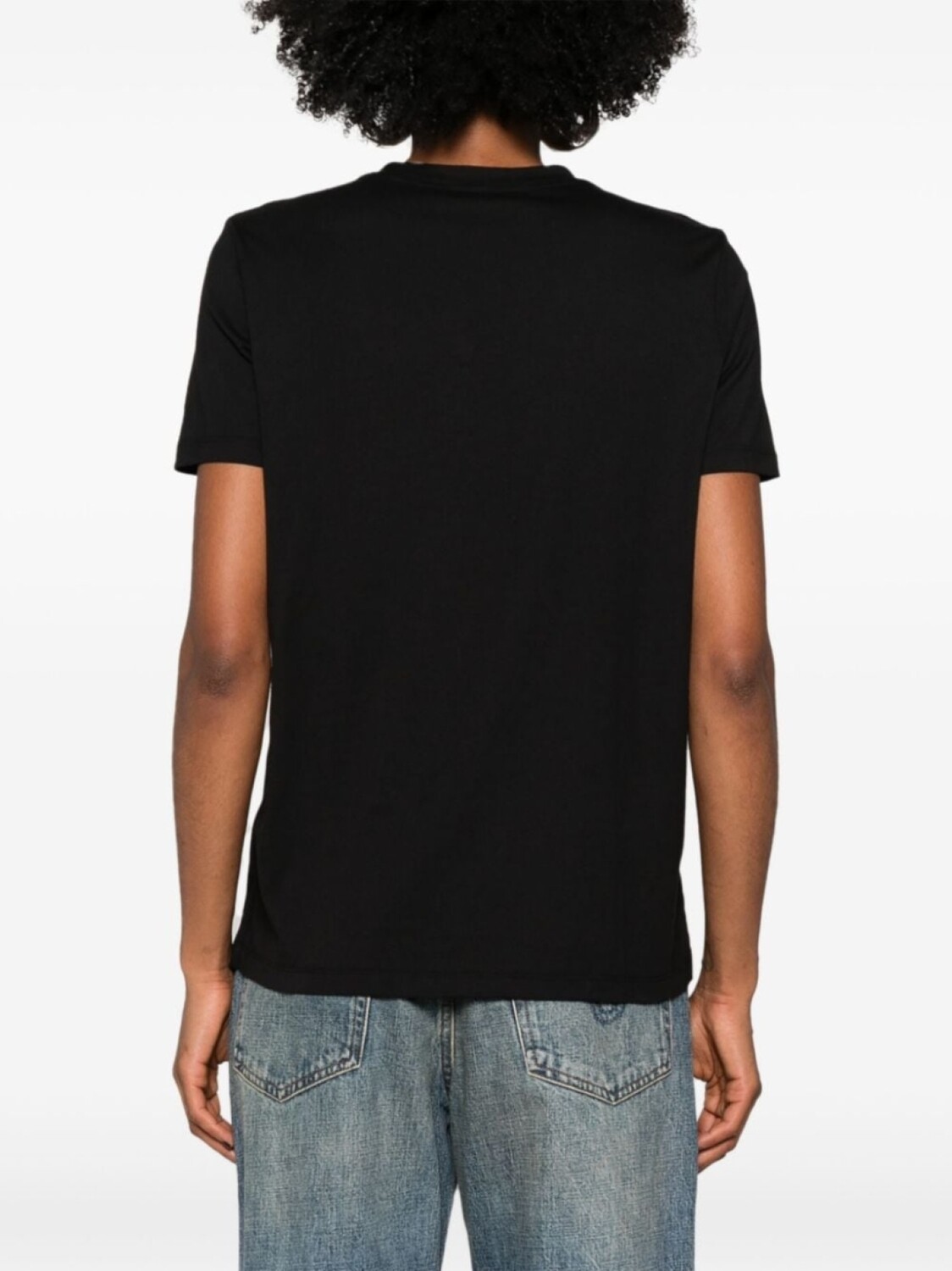 Balmain футболка с логотипом из кристаллов, черный — фото 3