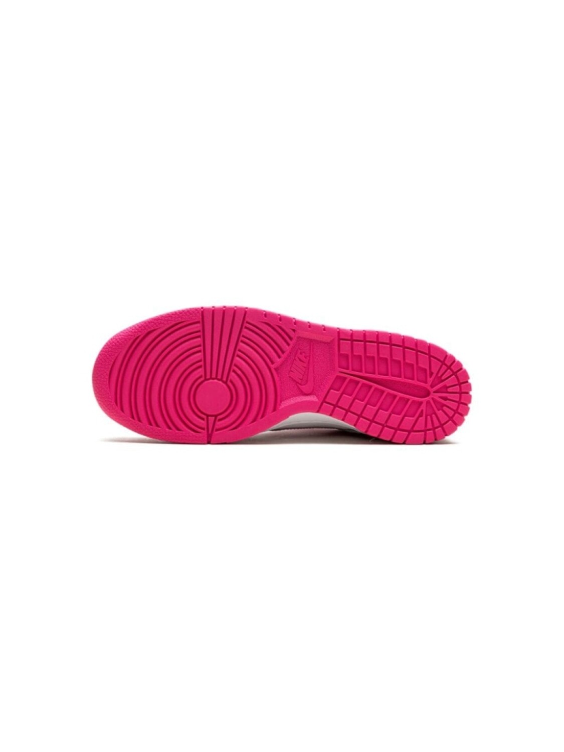 Nike Kids кроссовки Dunk Low Laser Fuchsia, белый — фото 4