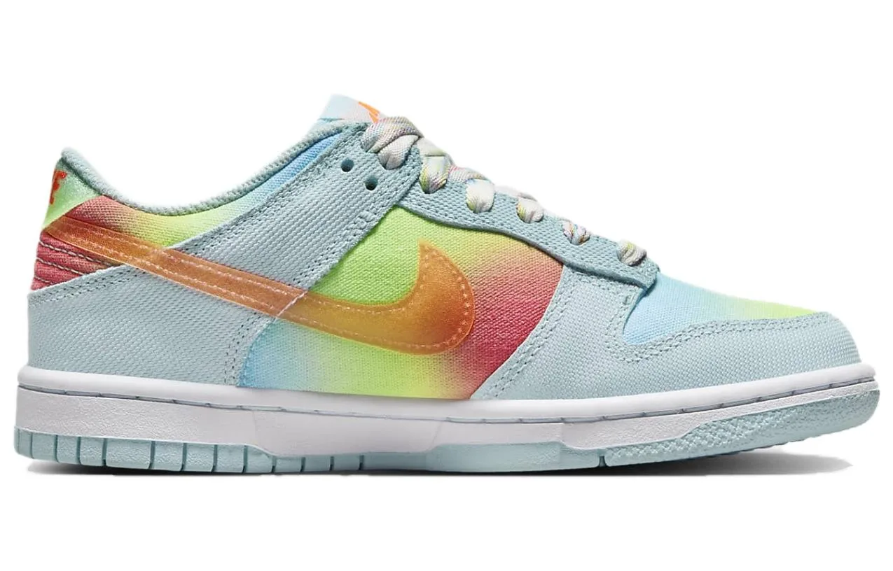 Кроссовки Dunk Low Heat Map GS Nike, синий оранжевый зеленый — фото 3