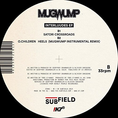 

Сингл 12" Mugwump: Interluudes