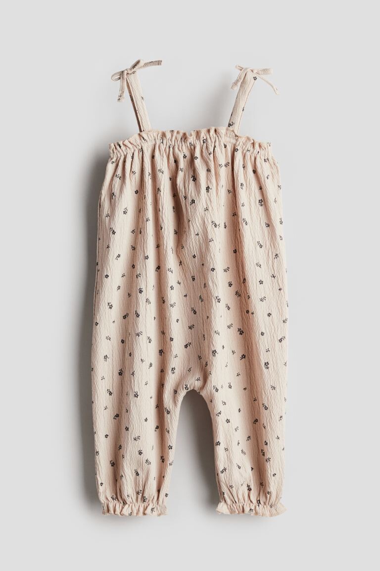 

Комбинезон из мятого джерси H&M, бежевый