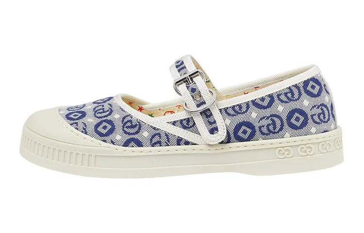 Балетки детские GG-canvas GUCCI