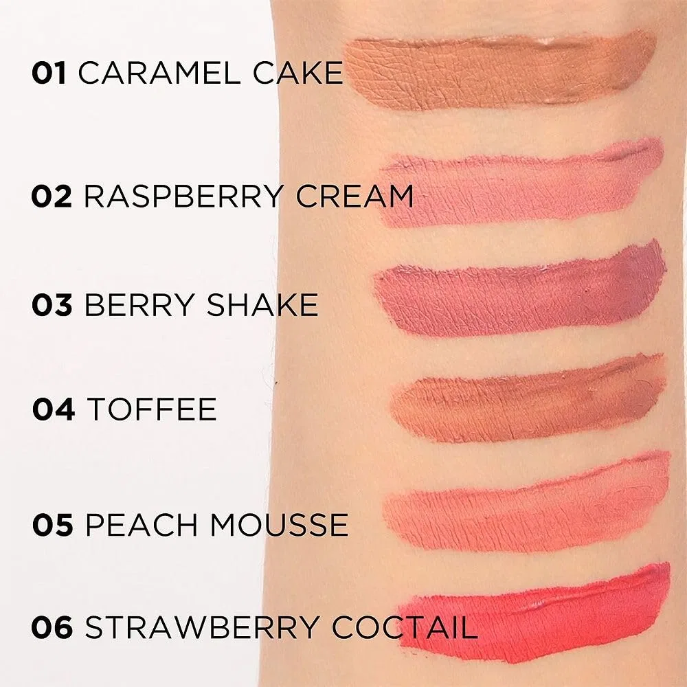 Стойкая жидкая помада Eveline Cosmetics Variété с гиалуроновой кислотой, оттенок 04 Eveline Cosmetics, 04 Toffee — фото 3