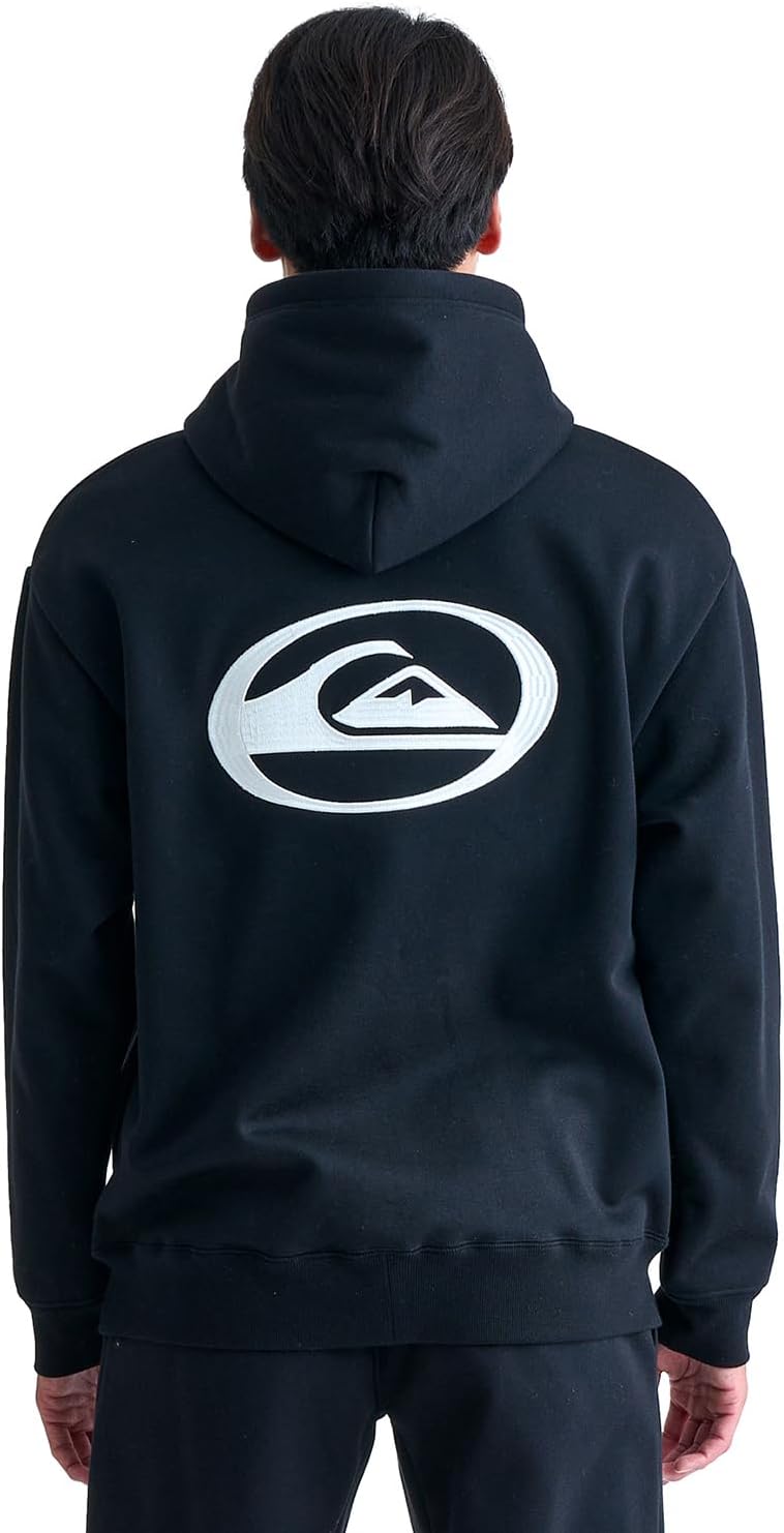 

Мужская водоотталкивающая толстовка на молнии из флиса свободного кроя QUIKSILVER, черный