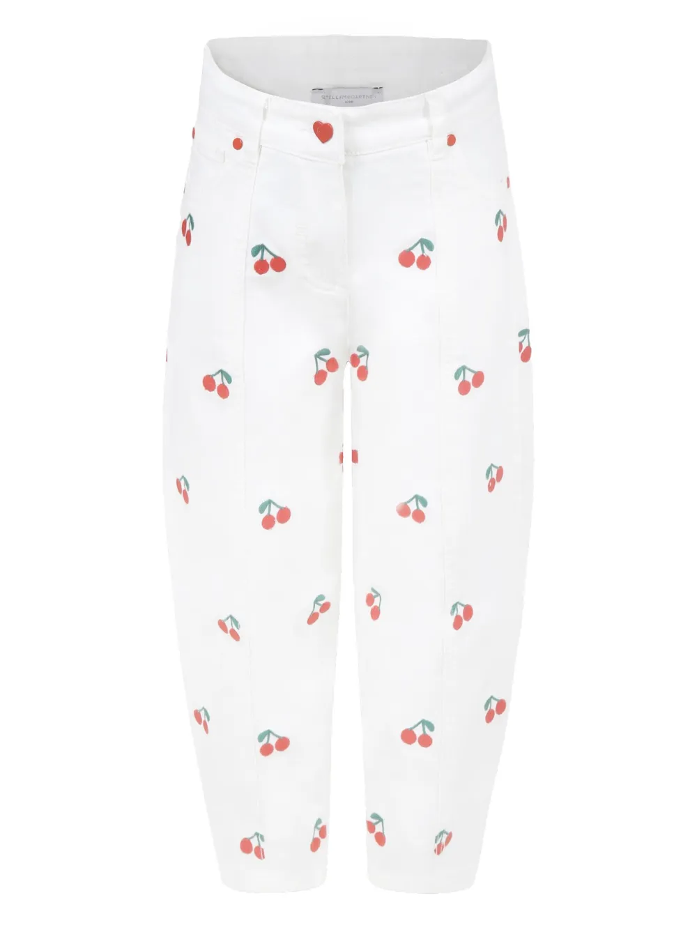 

Джинсы с принтом Stella McCartney Kids, белый