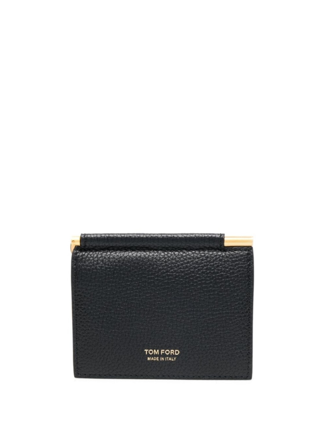 

TOM FORD кошелек из зернистой кожи с логотипом, черный
