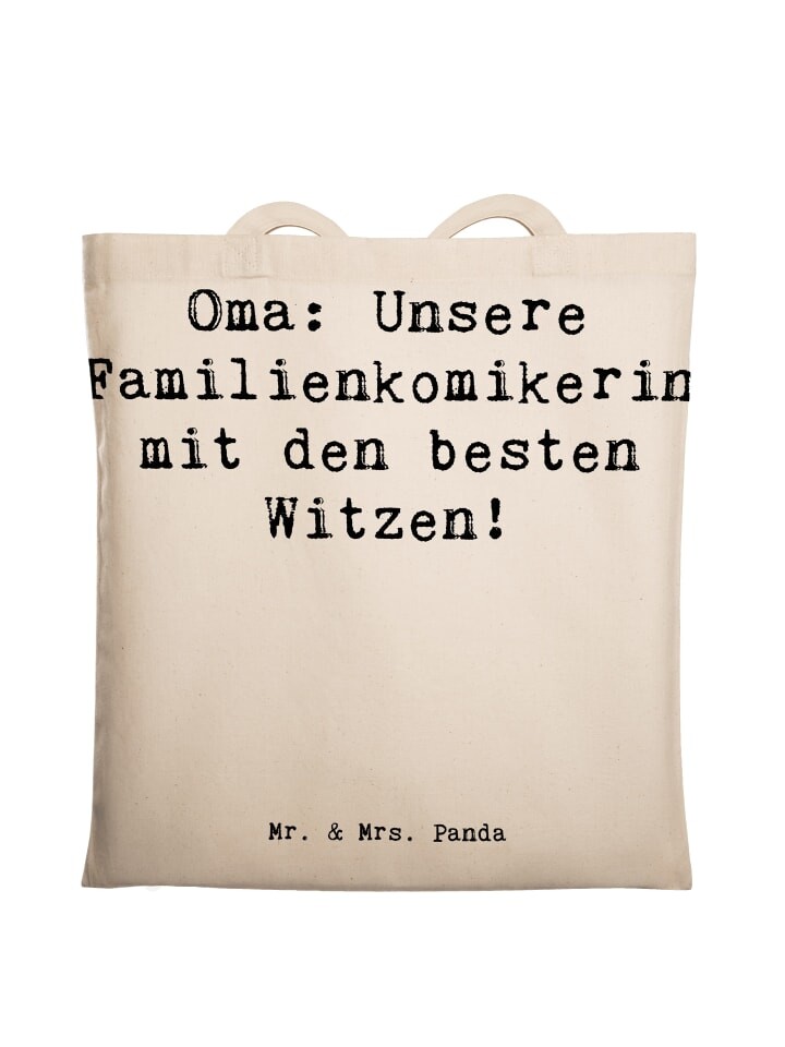 

Сумка для переноски Mr & Mrs Panda Oma Familienkomikerin, кремовый, Бежевый, Сумка для переноски Mr & Mrs Panda Oma Familienkomikerin, кремовый