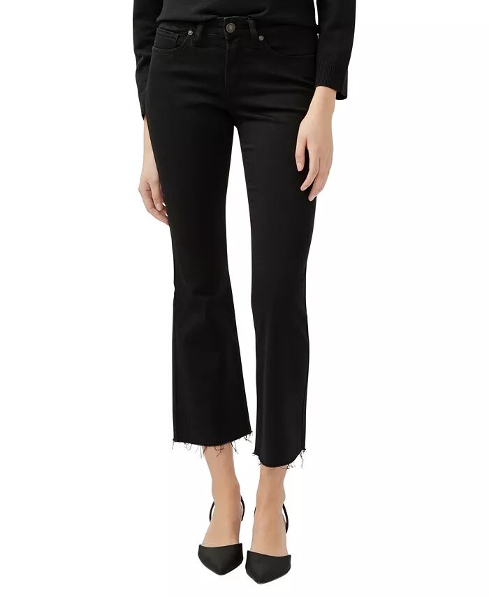 

Женские джинсы Suki средней посадки Curvy Fit Kick Flare Silver Jeans Co., черный