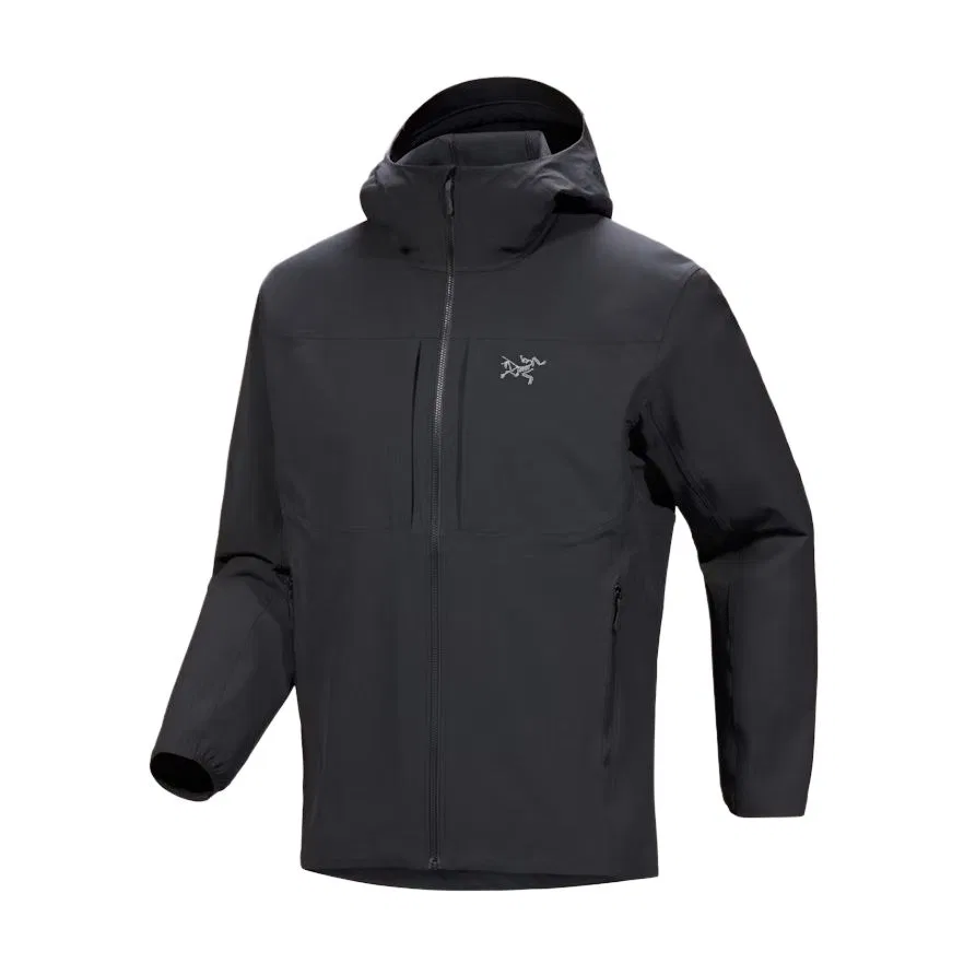 Софтшелл-куртка Gamma с капюшоном Arcteryx красная — фото 2