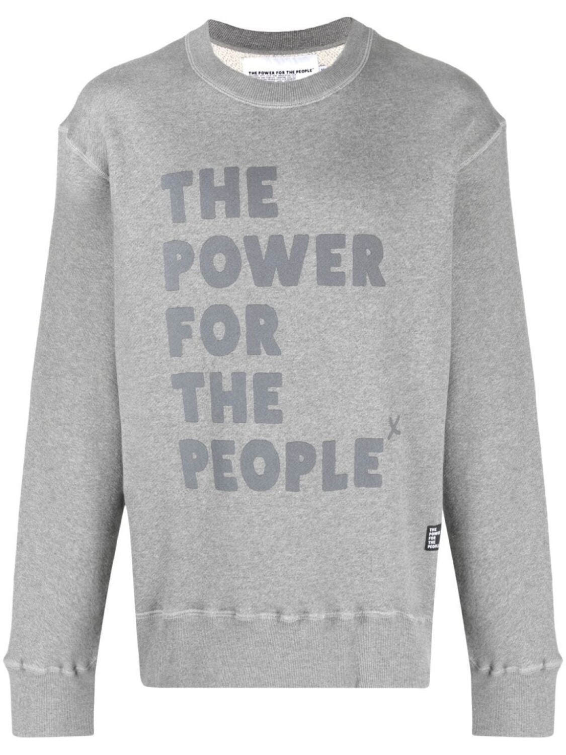 

Толстовка из органического хлопка с логотипом The Power For The People, серый
