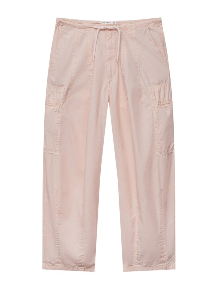 

Брюки карго Pull&Bear, цвет Pastel Pink