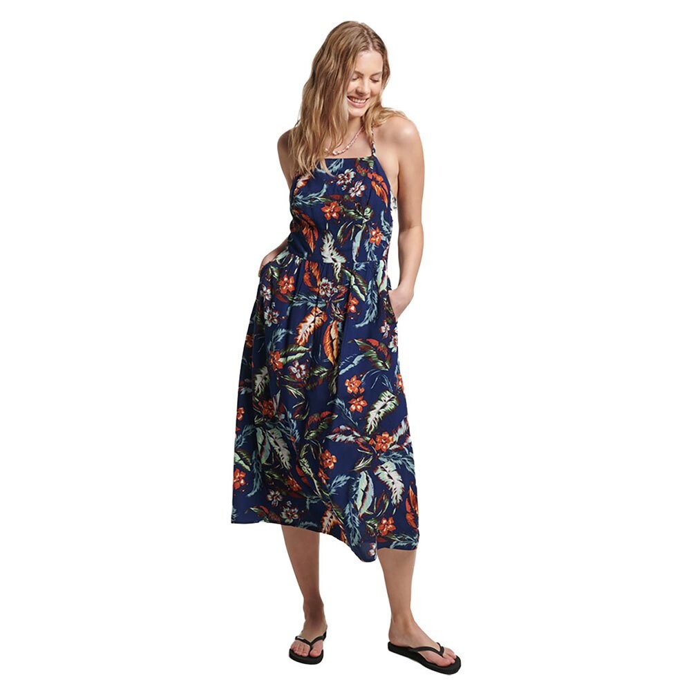 

Платье Superdry Vintage Cami Maxi, синий